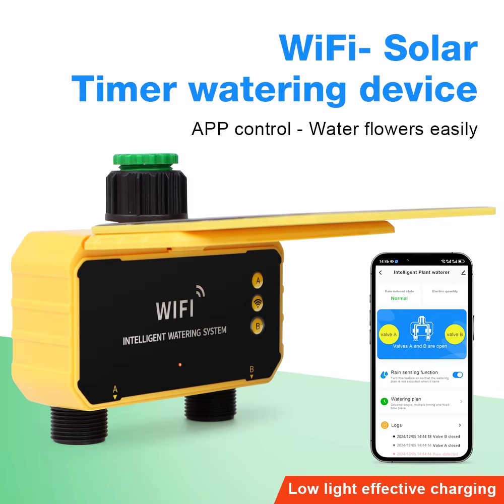 Smart Garden Monitoring System - 1/2 출력 WIFI 태양광 관개 타이밍