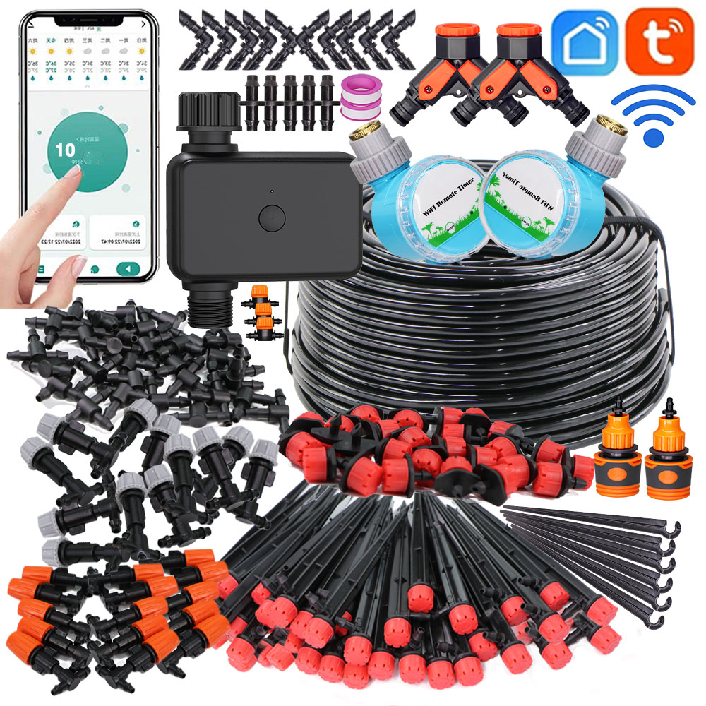 Smart Garden Irrigation System - 스마트 정원 급수 시스템, 조절식 점적기