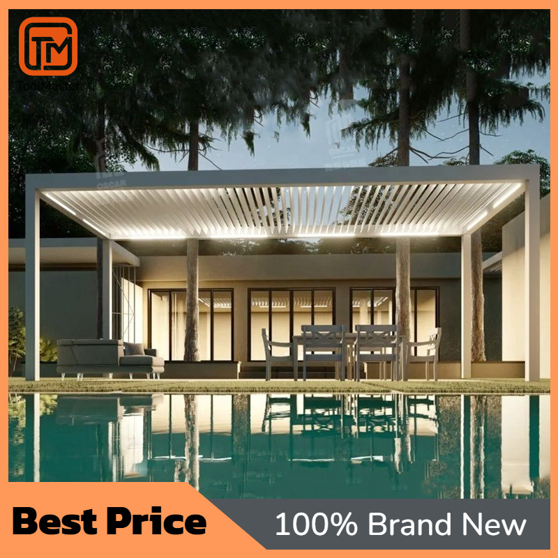 Smart Garden Electric Pergola - 【핫세일】모터식 전동 루버형 pergola 정원 블라인드