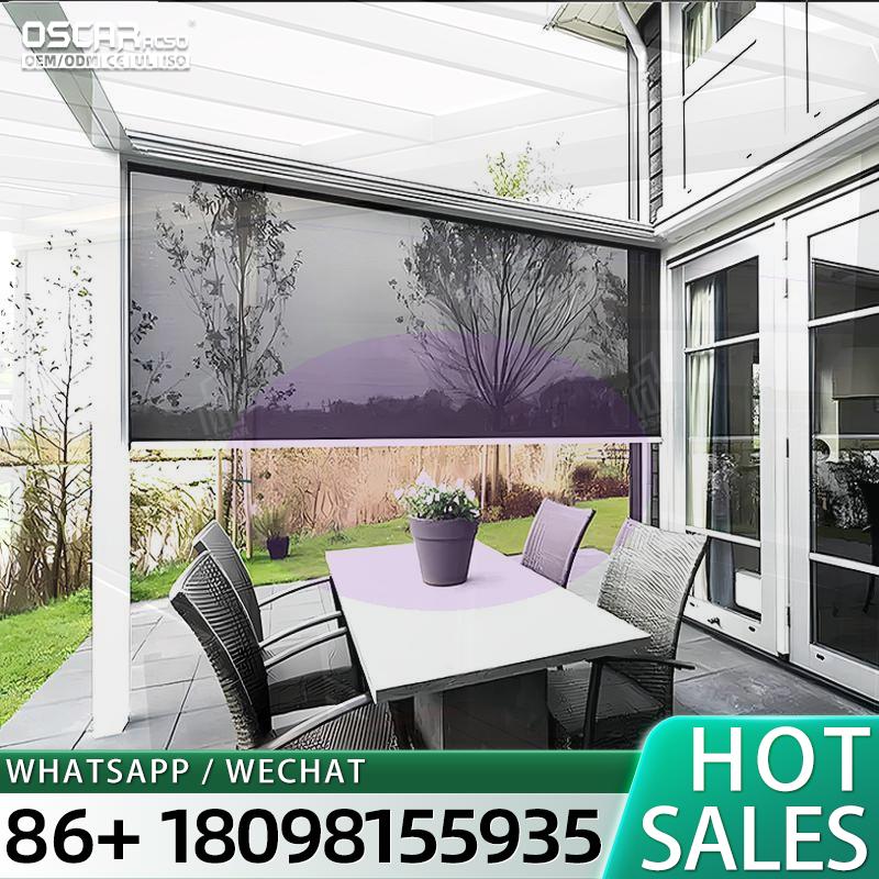 Smart Garden Electric Pergola - 벽걸이형 알루미늄 퍼골라 폴리카보네이트 지붕 및
