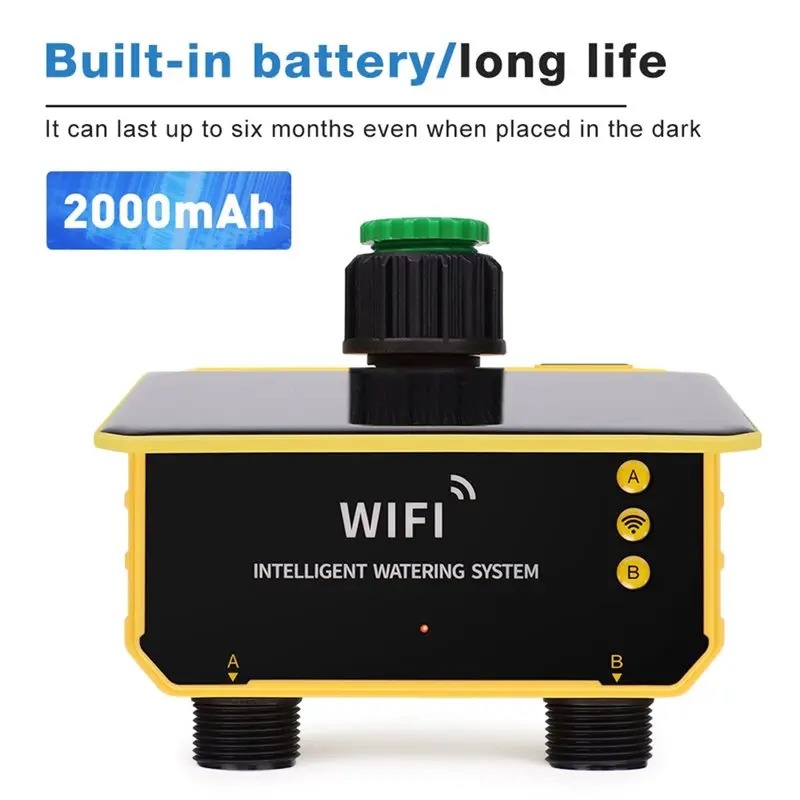 1/2 출력 WIFI 태양광 관개 타이밍 컨트롤러, 정 - Smart Garden Monitoring System 리뷰 및 가격