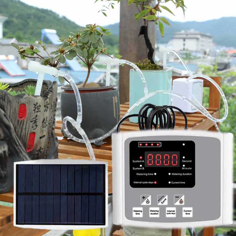 자동 태양광 점적 관개 장치 이중 펌프 조절 밸브 컨트 - Smart Garden Irrigation System 리뷰 및 가격