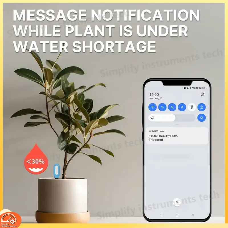 스마트 토양 수분 온도 센서 WiFi Zigbee 정원 - Smart Garden Monitoring System 리뷰 및 가격