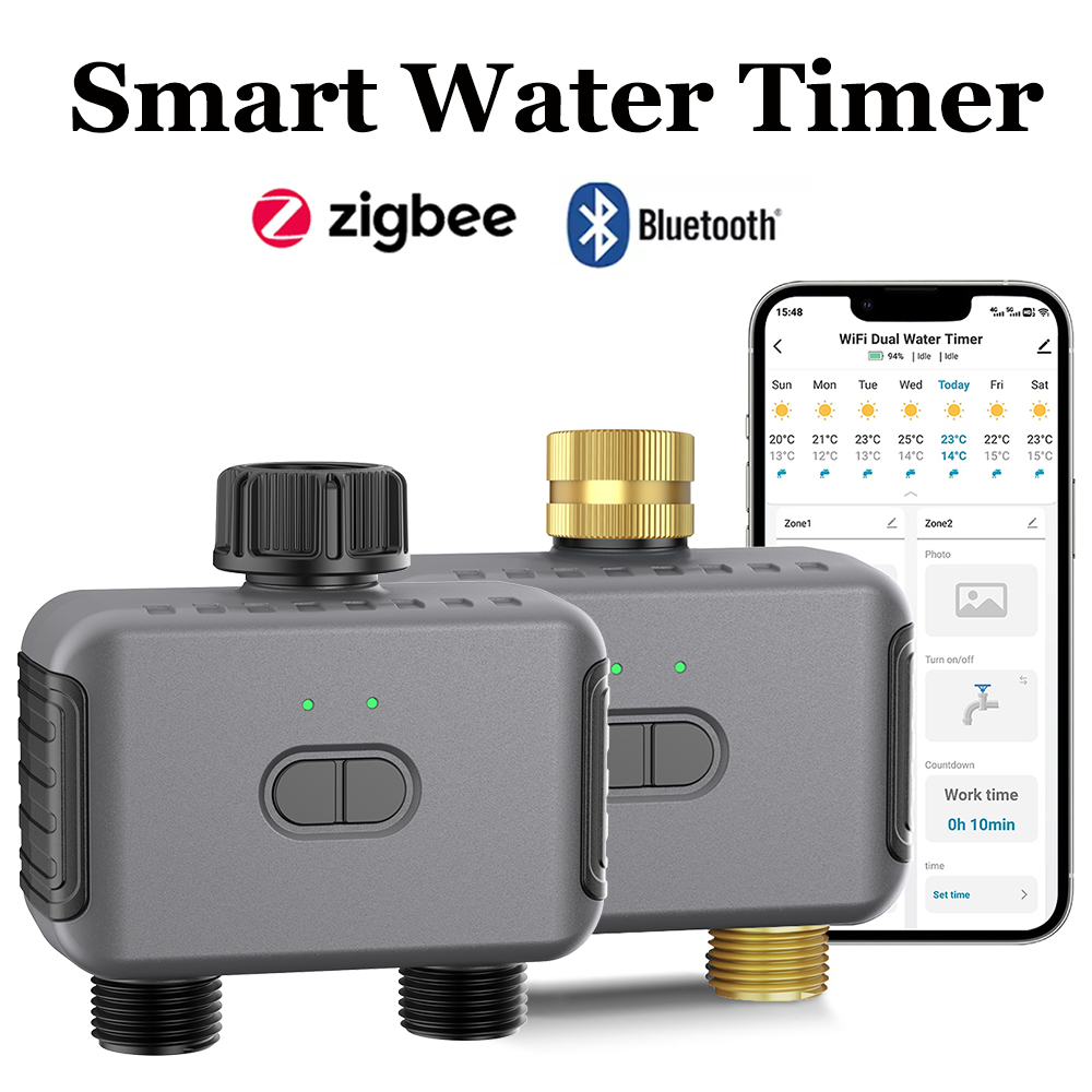 투야 스마트 워터 타이머 지그비/블루투스 자동 관개 컨 - Smart Garden Irrigation System 리뷰 및 가격