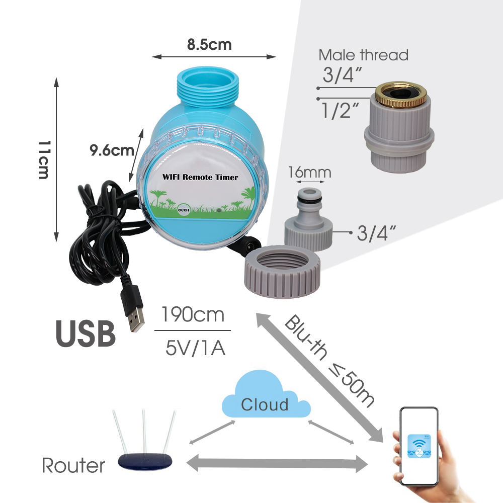 스마트 정원 급수 시스템, 조절식 점적기 미스트 냉각  - Smart Garden Irrigation System 리뷰 및 가격
