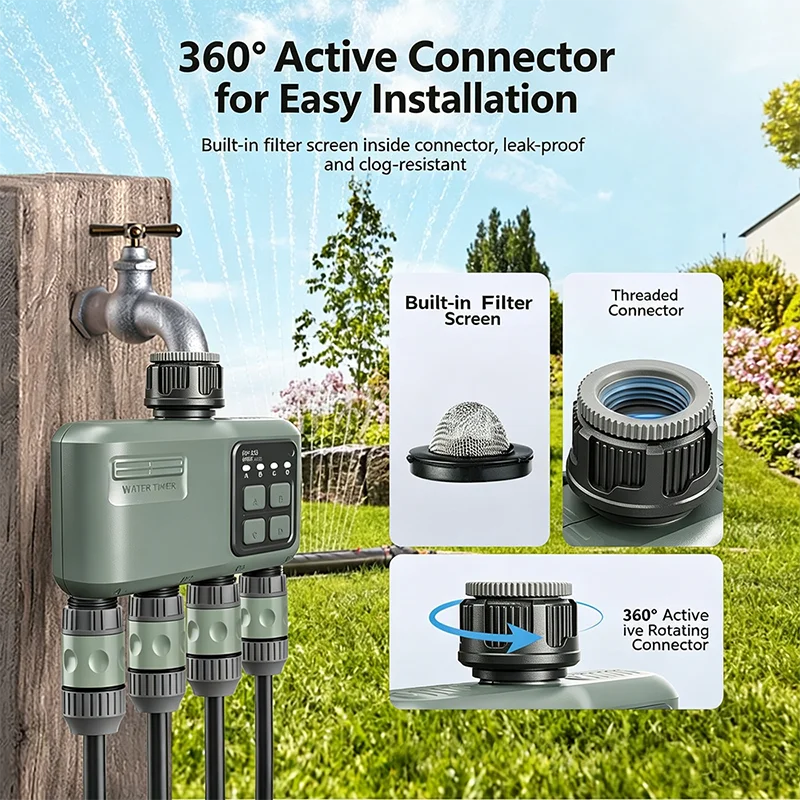 식물 자동 급수 시스템 WiFi 스마트 타이머 RF43 - Smart Garden Monitoring System 리뷰 및 가격