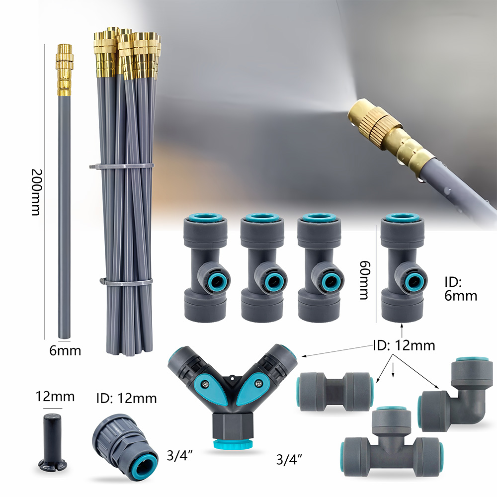 3/8인치 PE 호스 플렉시블 360 °   조절 가능 - Smart Garden Irrigation System 리뷰 및 가격