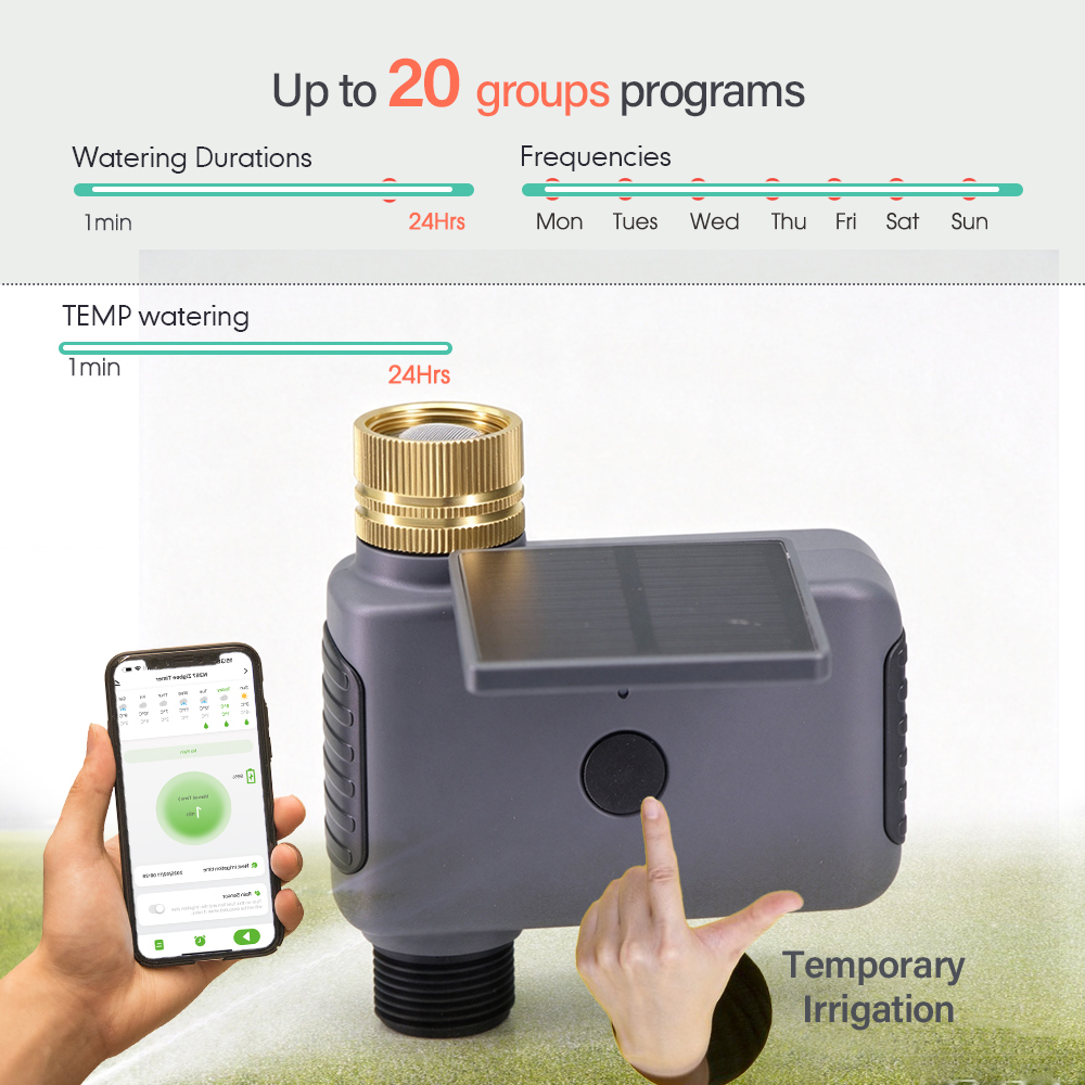 BSP/NPT 투야 스마트 태양광 와이파이 타이머 -  - Smart Garden Monitoring System 리뷰 및 가격