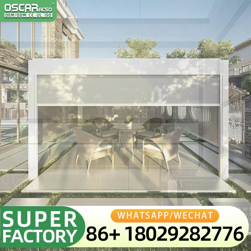 현대적인 알루미늄 퍼골라, 스마트 루버 지붕과 고급 커 - Smart Garden Electric Pergola 리뷰 및 가격
