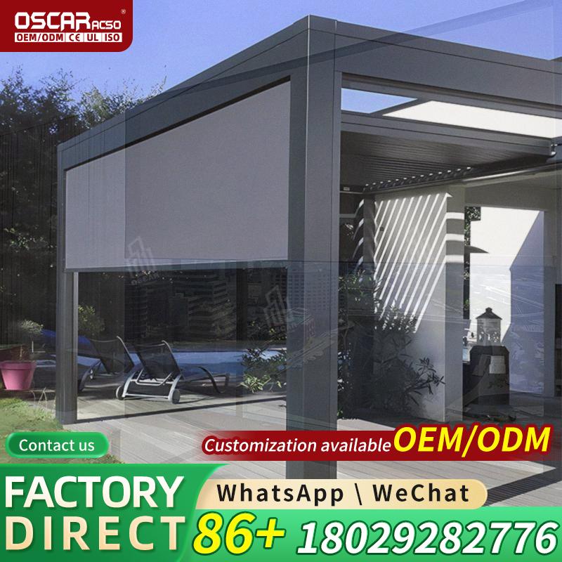 현대적인 알루미늄 퍼골라, 스마트 루버 지붕과 고급 커 - Smart Garden Electric Pergola 리뷰 및 가격