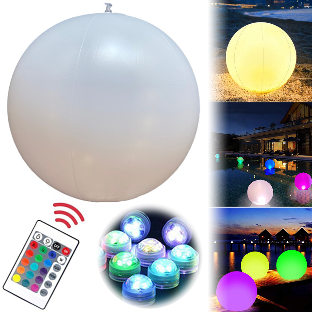 1-4PCS 16색 LED 빛나는 풍선형 해변 풍선 조 - Smart Garden Light 리뷰 및 가격
