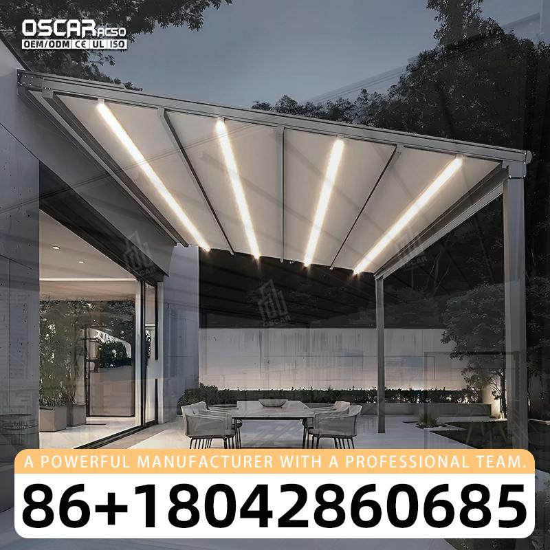 야외 전동 자동 슬라이딩 어닝, 스마트 루프 방수 기능 - Smart Garden Electric Pergola 리뷰 및 가격