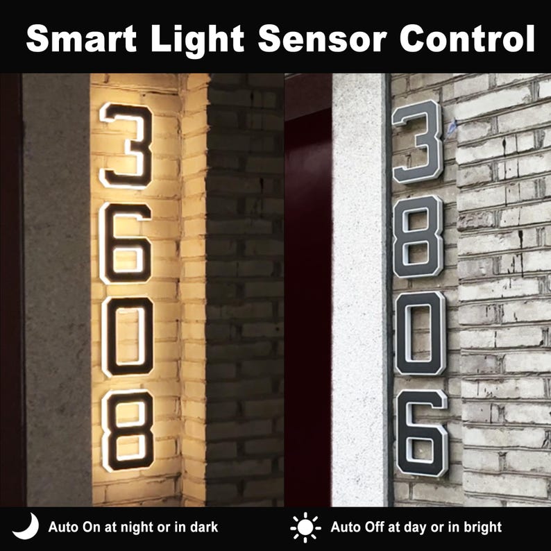태양광 LED 집 번호 표시판 방수 야외 조명 센서 태 - Smart Garden Light 리뷰 및 가격