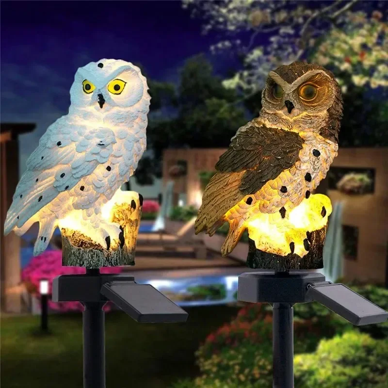 태양광 올빼미 조각상 정원등 LED 방수 야외 장식 ( - Smart Garden Light 리뷰 및 가격