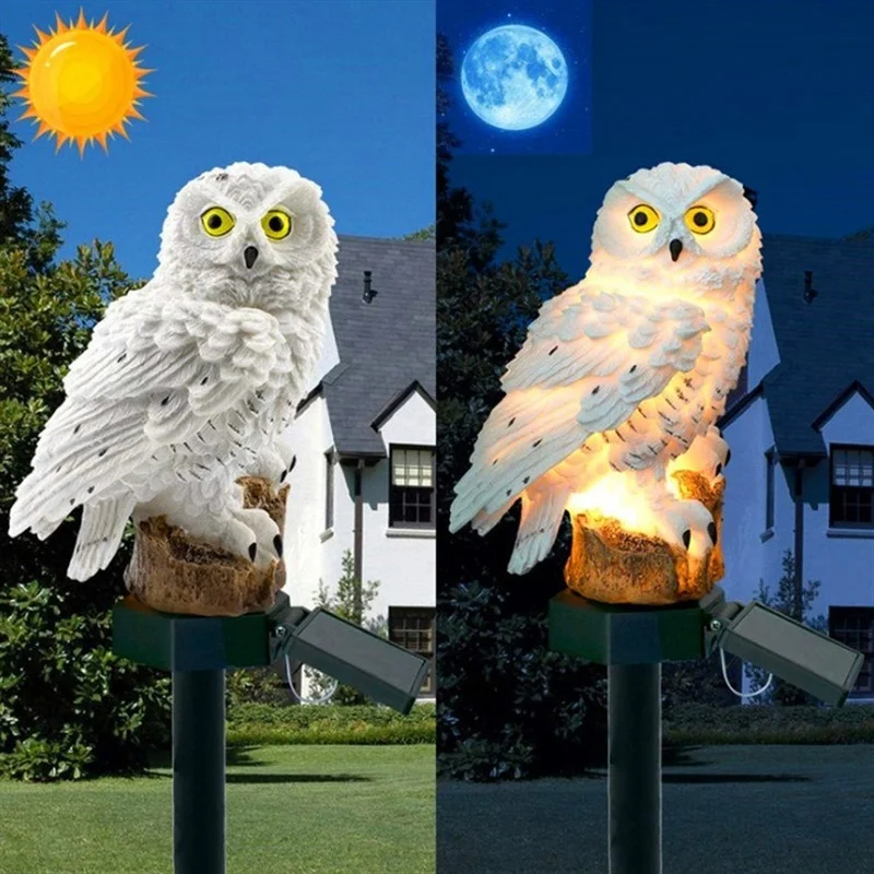 태양광 올빼미 조각상 정원등 LED 방수 야외 장식 ( - Smart Garden Light 리뷰 및 가격