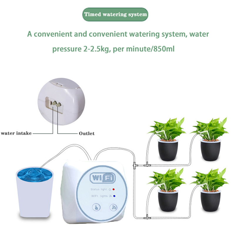 WiFi 스마트 정원 관개 컨트롤러 식물 자동 물방울  - Smart Garden Monitoring System 리뷰 및 가격