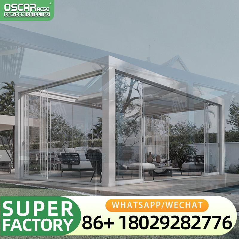 맞춤형 현대식 접이식 방수 정자, 측면에 전동식 스마트 - Smart Garden Electric Pergola 리뷰 및 가격