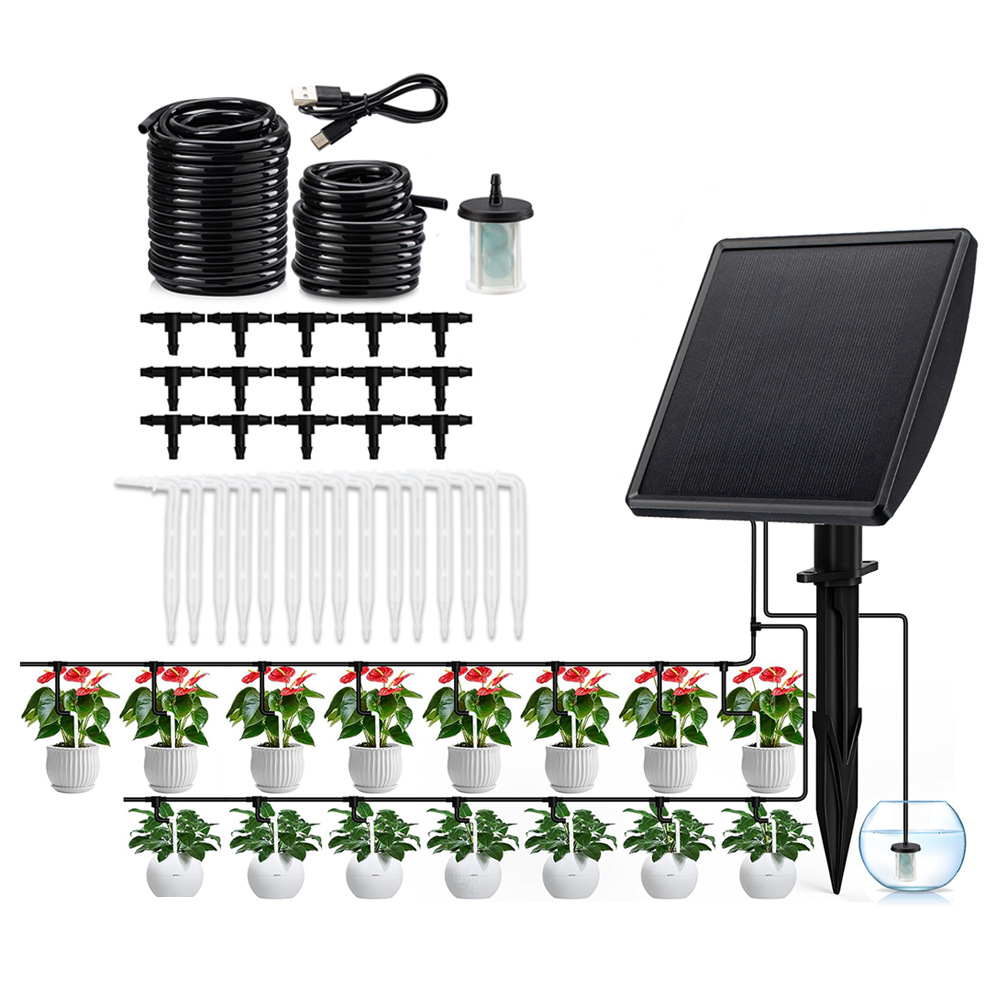 태양광 자동 드립 관수 펌프 스마트 급수 시스템 - 정 - Smart Garden Irrigation System 리뷰 및 가격