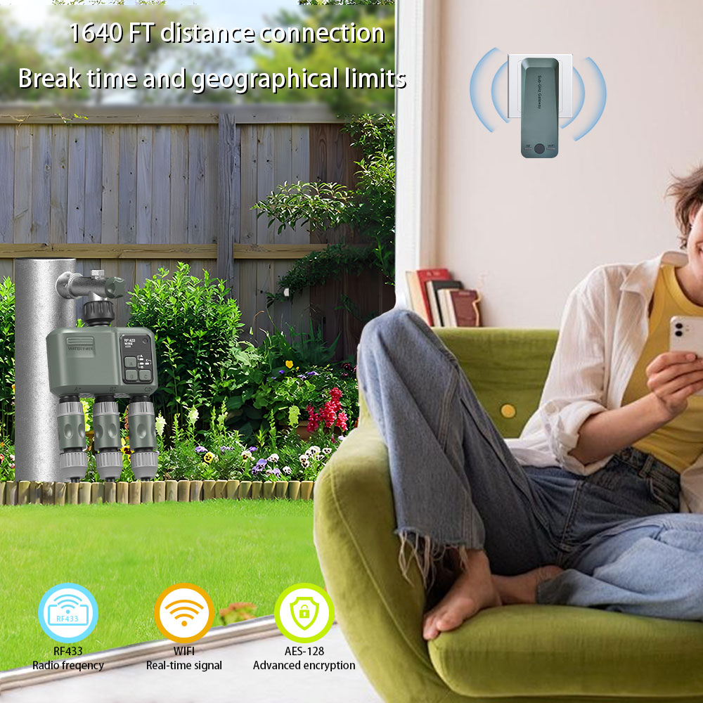 Tuya Wifi+RF433 3구 워터 타이머 정원용  - Wifi Irrigation Timer 리뷰 및 가격