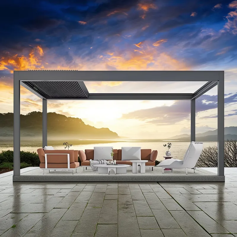 사계절용 전동식 정원 야외 알루미늄 퍼걸라, 측면 지붕 - Smart Garden Electric Pergola 리뷰 및 가격