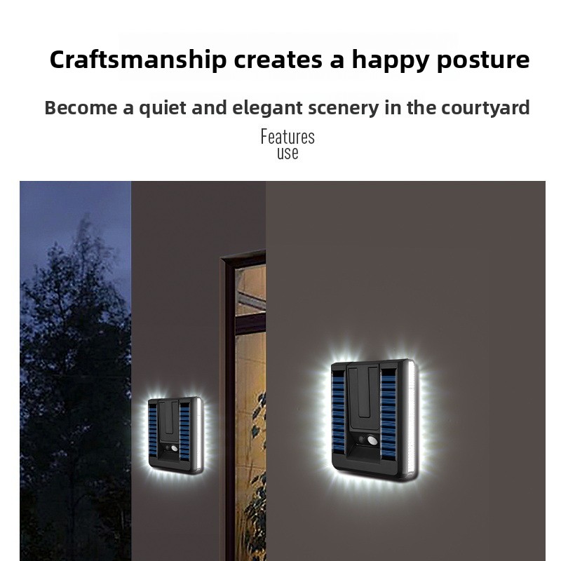 새로운 스마트 야외 접이식 태양 벽 램프 유럽 스타일  - Smart Garden Light 리뷰 및 가격
