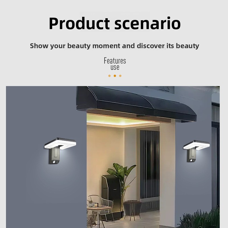 새로운 스마트 야외 접이식 태양 벽 램프 유럽 스타일  - Smart Garden Light 리뷰 및 가격